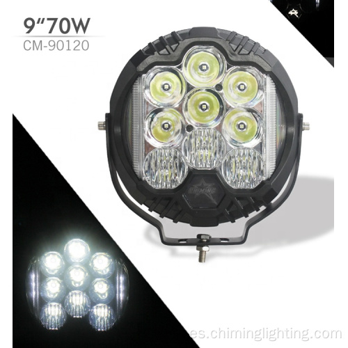 Focos LED redondos para coche de 9 &quot;, luz de conducción